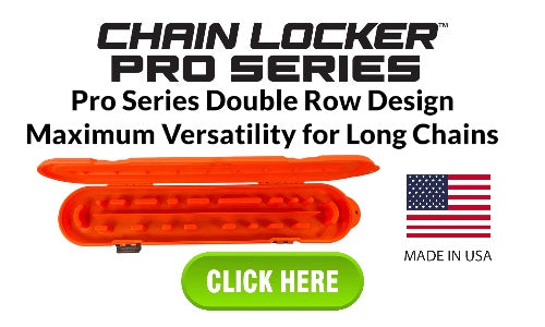 chain locker pro series pro series double row design maximum versatility for long chains made in the USA